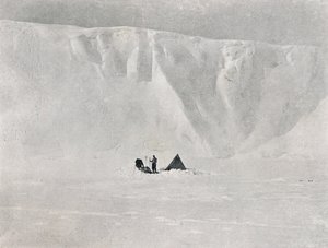 ダグデール氷河、1911年、1913年。 作： G. Murray Levick