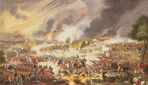 ウォータールーの戦い、1842年1815年6月18日 作： G. Newton