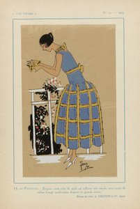 非常にパリジャン 1923 No 11: 13.- BUTTERFLY. - 絶妙なこのスタイリッシュなドレス... 作： G P. Joumard
