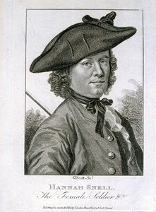 RSカービーから出版された1804年の女性兵士ハンナスネル