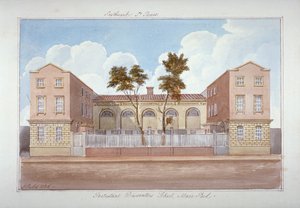 プロテスタント反対派の学校、迷路池、バーモンジー、ロンドン、1825 作： G Yates
