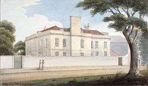 1825年、サリー州ミッチャムのミッチャム・グリーンにある精神病患者のための家「リカバリー」 作： G Yates