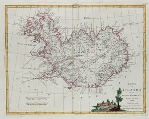 アントニオ・ザッタが1781年にヴェネツィアで出版した「最新アトラス」の第3巻から抜粋したG・ズリアーニのエングレーヴィング、個人蔵 作： G. Zuliani