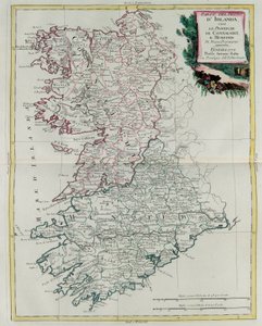 ミュンスター州とコンノート州を含むアイルランド王国、G.ズリアーニの彫刻は、アントニオ・ザッタが1778年にヴェネツィアで出版した「Atlas Novissimo」の第1巻に掲載されているもので、個人蔵です。 作： G. Zuliani