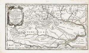 ポルタバとベンダーの両方を示す地図 作： Gabriel Bodenehr the Elder