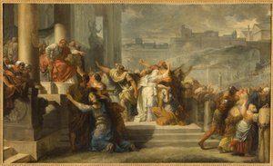 バージニーの死、1759年。 作： Gabriel Francois Doyen