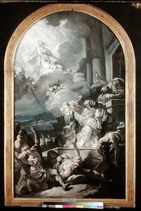 聖ジュヌヴィエーヴの奇跡、1765年頃 作： Gabriel Francois Doyen