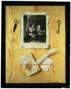 だまし絵の静物画 作： Gabriel Gresly
