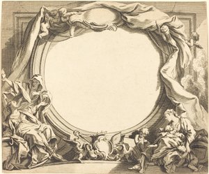 信仰と慈善 作： Gabriel Huquier after François Boucher