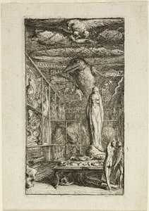 Almanach Historico-Physiqueの口絵 作： Gabriel Jacques de Saint Aubin