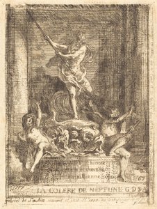 ネプチューンの怒りに 作： Gabriel Jacques de Saint Aubin