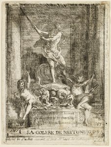 「ネプチューンの怒り」の泉 作： Gabriel Jacques de Saint Aubin