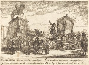 Charlatan (Le charlatan) 作： Gabriel Jacques de Saint Aubin