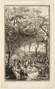 オートゥイユのダンス 作： Gabriel Jacques de Saint Aubin