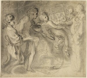 作： Gabriel Jacques de Saint Aubin