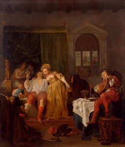 放蕩息子のたとえ話、1640年代。 作： Gabriel Metsu