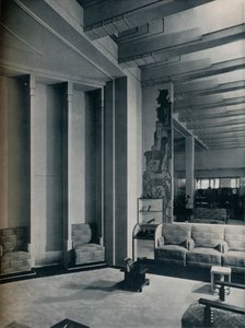 コーナーの靴サロン、ルースブラザーズ、サンフランシスコ、1930 作： Gabriel Moulin