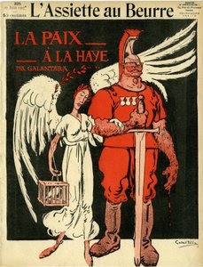 「バター・プレート」より 戦争と平和 作： Gabriele (1865 1937) Galantara