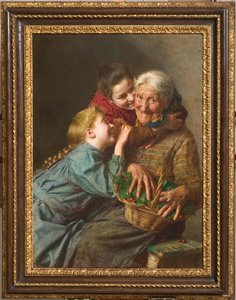 ウェルカムゲスト1882（キャンバスに油彩） 作： Gaetano Bellei