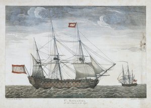 スペインの戦闘船 作： Gaetano Canali