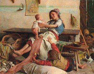 兄弟愛情;兄弟愛情c。 1900 作： Gaetano Chierici