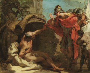 アレクサンダーとディオゲネス 作： Gaetano Gandolfi