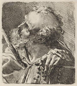 聖人の胸像 作： Gaetano Gandolfi