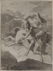 マーカスクルティウスの死、1799年。 作： Gaetano Gandolfi