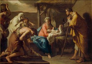 羊飼いの崇拝、1798年以降 作： Gaetano Gandolfi