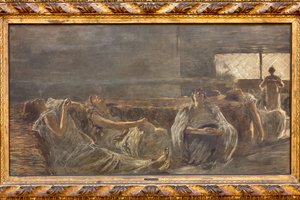 ハシシ：アヘン喫煙者 作： Gaetano Previati