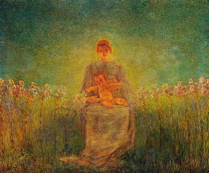 ユリのマドンナ 作： Gaetano Previati