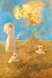 閑話休題、ガエタノ・プレヴィアーティ（1852～1920年） 作： Gaetano Previati