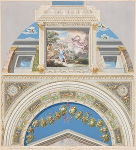 神とベゼルとアーチ型のフィールドがアイザックに表示されます。 1774 作： Gaetano Savorelli
