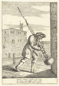 Scoa Camin (煙突掃除人) 作： Gaetano Zompini