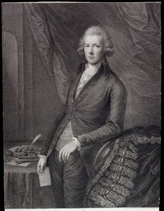 ウィリアム・ピット（若き日の右腕）（版画 作： Gainsborough (after) Dupont