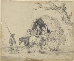 少年、馬、荷車 作： ゲインズバラデュポン