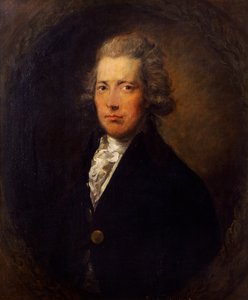 ウィリアム・ピット（キャンバスに油彩） 作： Gainsborough Dupont