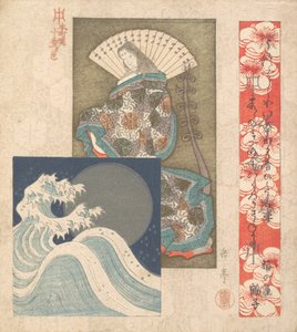 プリント、カリフォルニア州。 1830年。 作： Gakutei