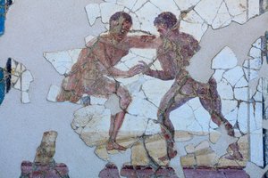 ローマの壁画 作： Gallo-Roman Gallo-Roman