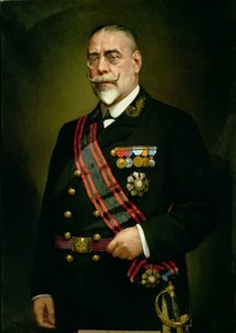 マヌエル・アジェンデ・サラザールの肖像 (1865-1923) (キャンバスに油彩) 作： Gamoral