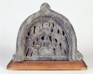 仏の教育、100-200（片岩） 作： Gandhara School