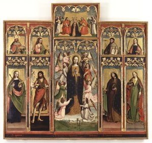 聖母被昇天のポリプティック、1493 作： Gandolfino da Roreto