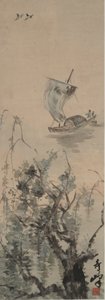 風景の中の漁師 作： Gao Qifeng