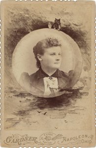 女性の肖像、1890年代（写真）