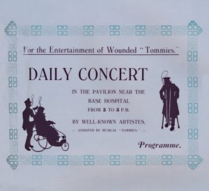 コンサートの広告、1917 作： Garratt and Atkinson