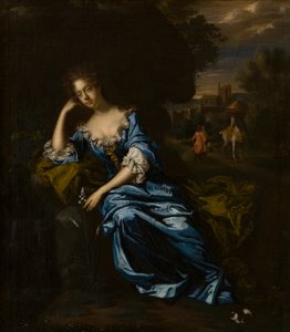 アン・グレヴィルの肖像（1632/3-1699）キングストン伯爵夫人、1680-99年頃（キャンバスに油彩） 作： Garrett Morphy