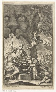 人生の儚さの寓意 作： Gaspar Bouttats