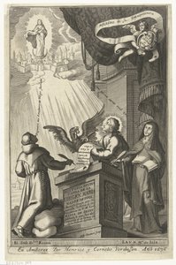 聖母マリアが天国に連れて行かれる Historia divina y vida de la Virgen maria (オブジェクトのタイトル) 作： Gaspar Bouttats