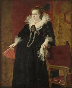 オーストリアのアン、マティアス皇帝の配偶者、1615年頃 作： Gaspar De Crayer