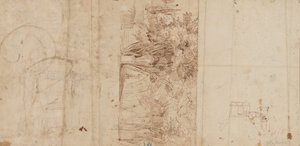 ヴィラ メディチの庭園 作： Gaspar van Wittel